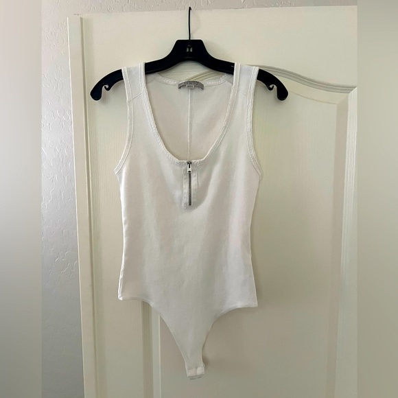 All saints off white bodysuit sz 6 fits like a large - Picture 1 of 9
